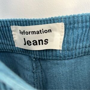 Reformation Peacock Blue Women's Overalls